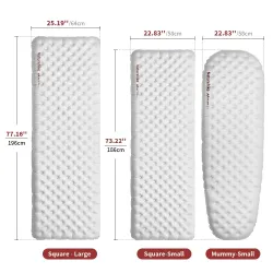 Matelas pneumatique ultraléger NATUREHIKE Tuye : confort et portabilité